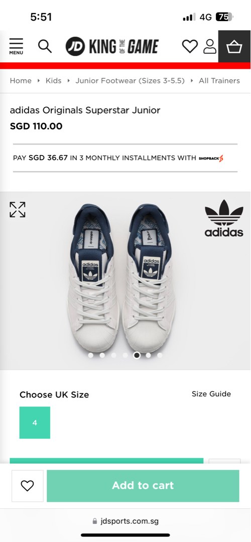 Jd on sale superstars junior