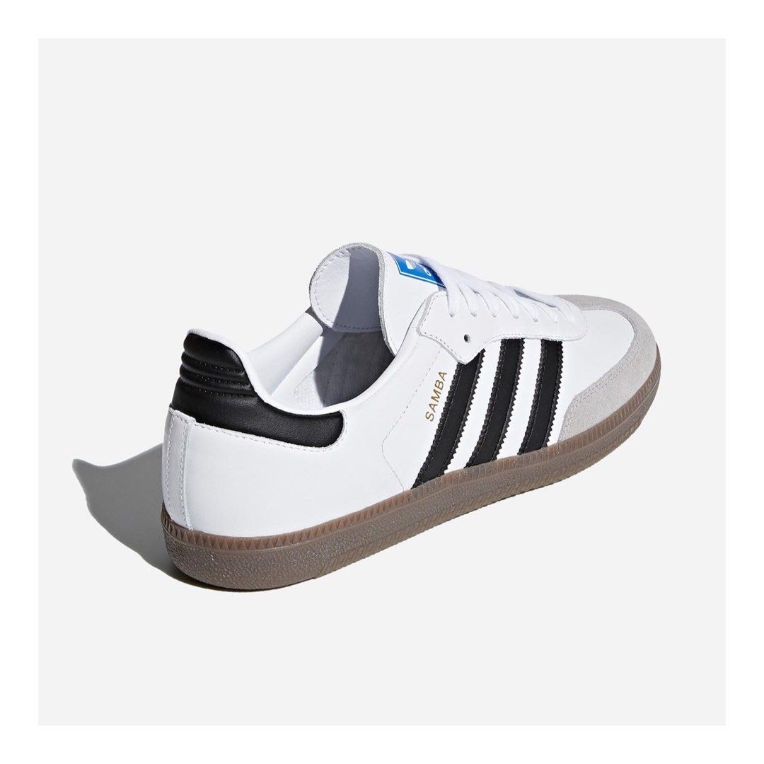 Adidas Samba OG 'Cloud White/Core Black/Clear Granite', Men's Fashion ...