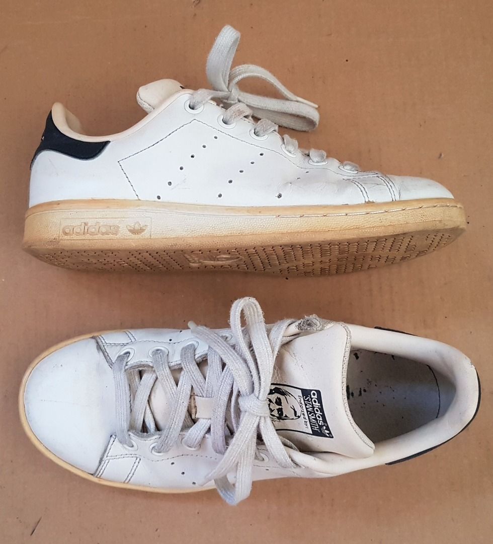 Adidas Stan Smith White Leather Sneakers, Active Lifestyle, Us 4, Uk 3.5,  Eur 36, Designer 3