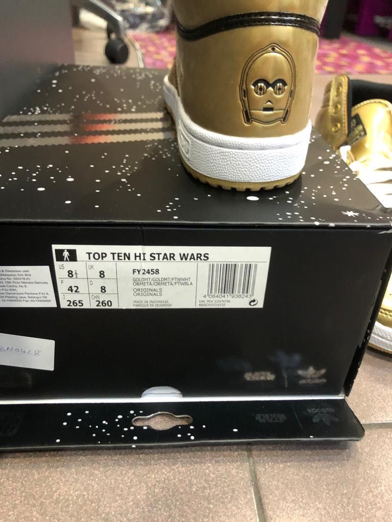 Adidas Top Ten HI Star Wars, Men's Fashion, Footwear, Sneakers on Carousell