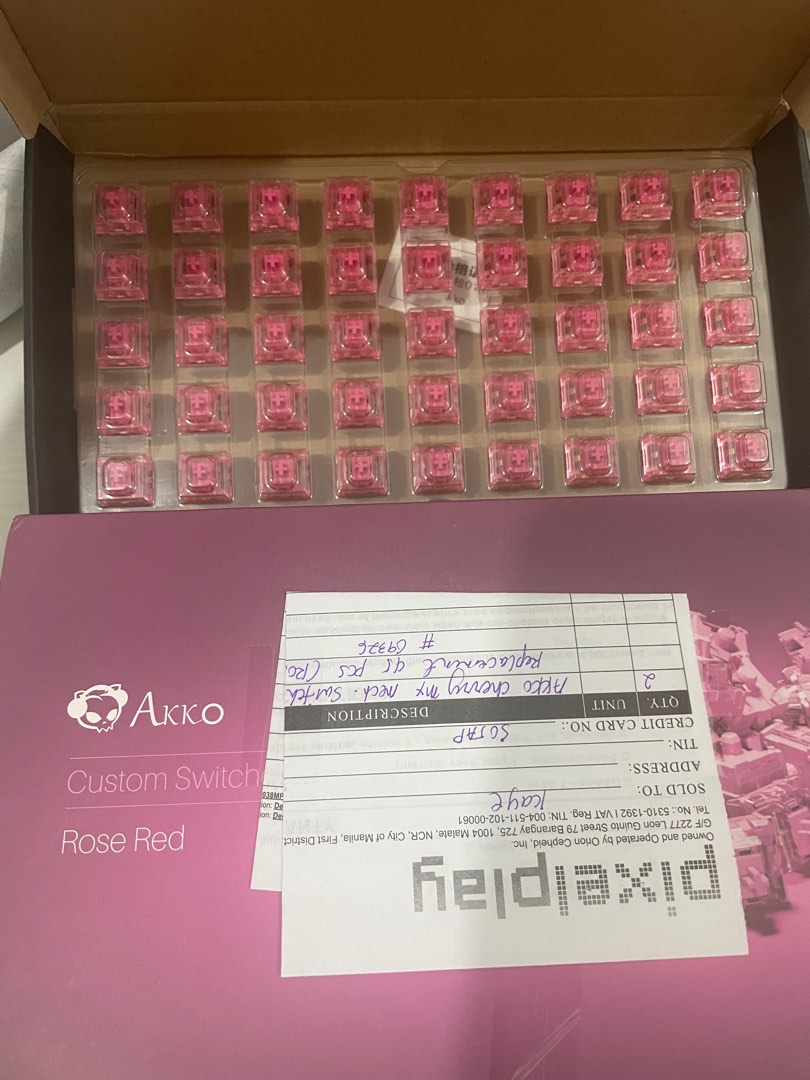 Akko Rose Red Switch, Computers & Tech, Parts & Accessories, Computer