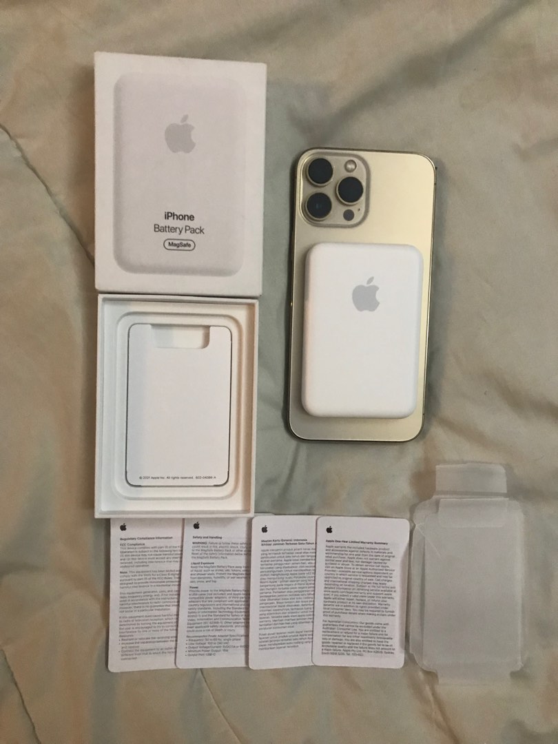 Apple magsafe battery pack iphone ibox resmi baru pakai 3 bulan fullset