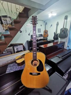 Aria w40 vintage acoustic guitar