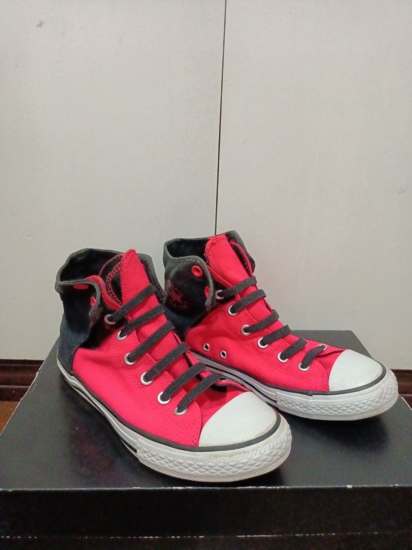 Velcro converse online high tops
