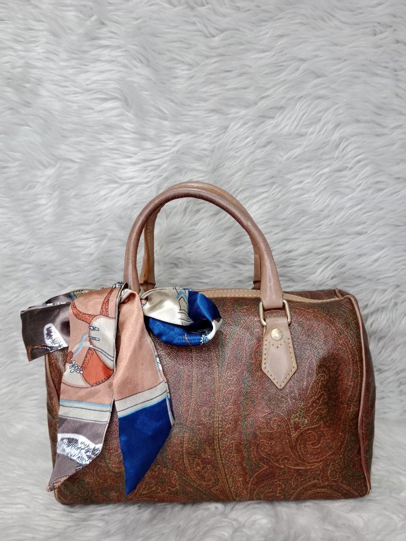 Authentic Etro Milano Italy Boston Bag, Women's Fashion, Bags & Wallets,  Shoulder Bags on Carousell