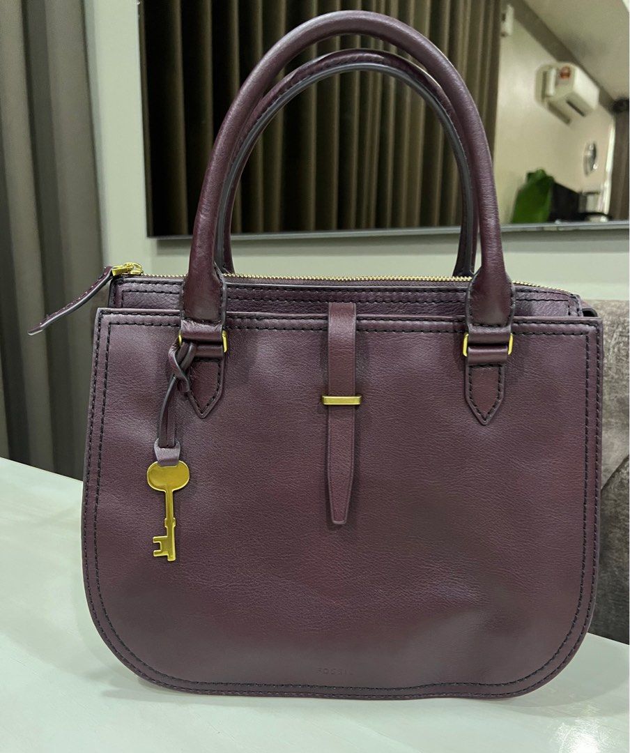 Fossil ryder discount satchel fig