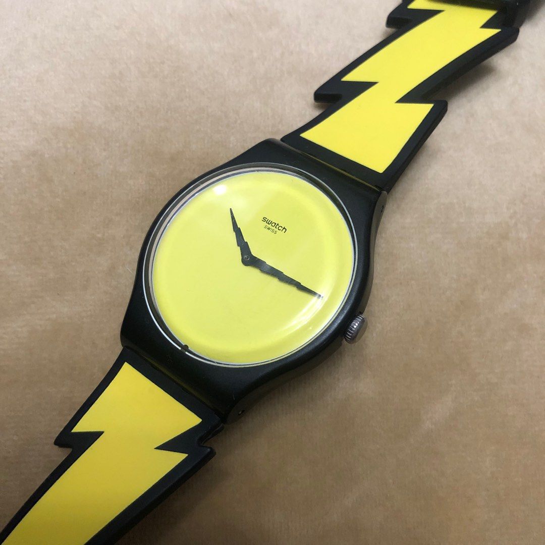Authentic Swatch Jeremy Scott Lightning flash SWATCH Limited Edition