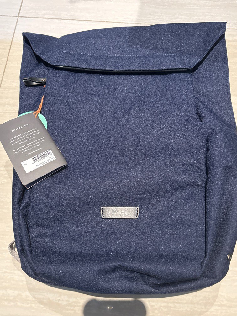 Bellroy Melbourne Backpack (Navy, 18L), Women's Fashion, Bags & Wallets