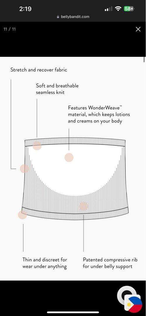 Belly Bandit Belly Boost Pregnancy Support Band, Babies & Kids