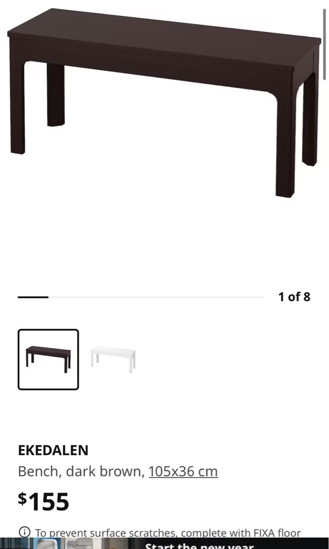 Bench Ikea, Furniture & Home Living, Furniture, Chairs on Carousell