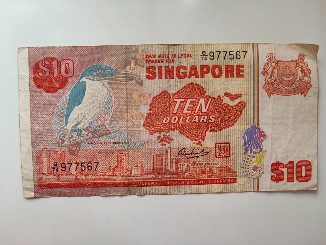 Bird Series $10 note Prefix B74, Hobbies & Toys, Memorabilia ...
