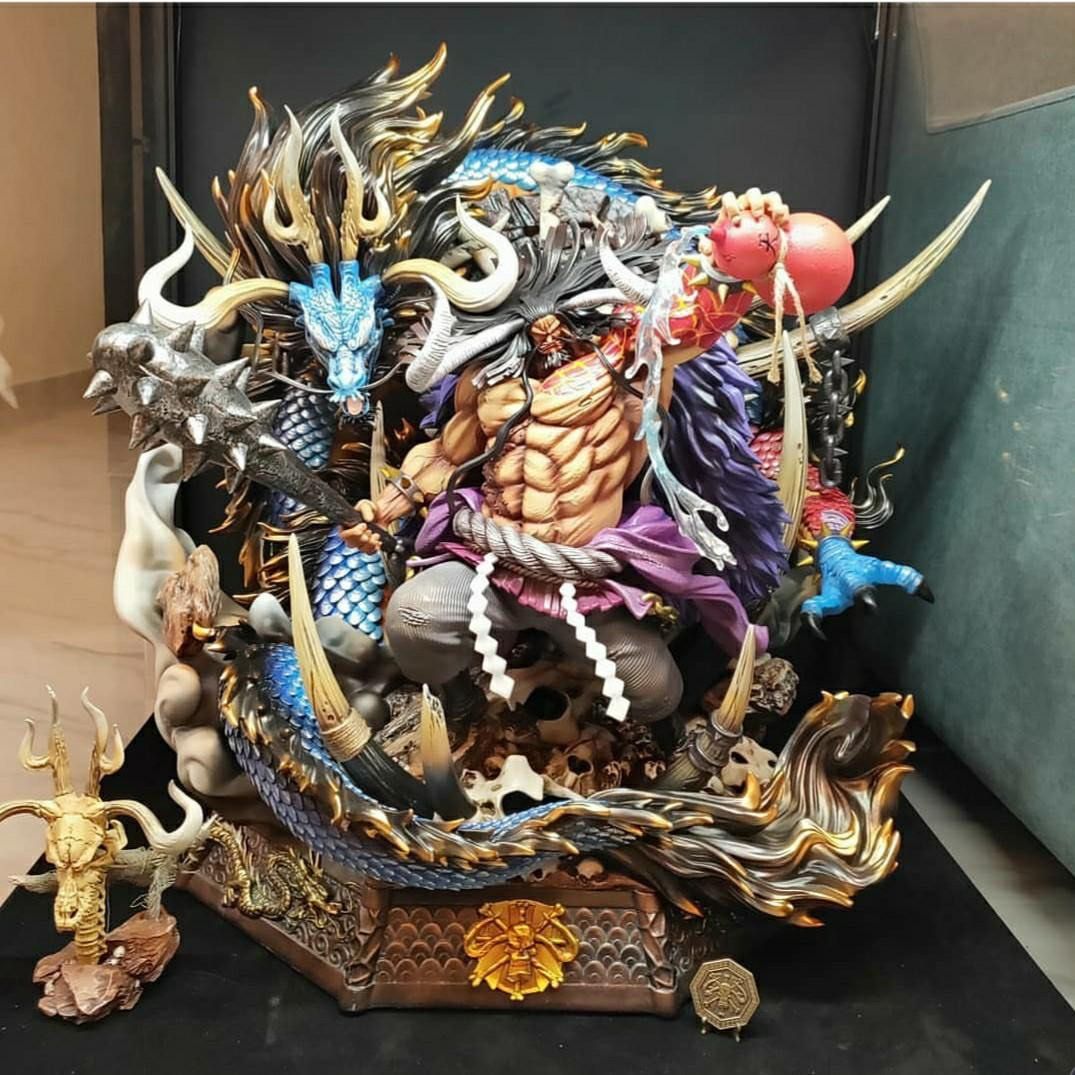 One Piece Kaido Statue Resin Figurine Model Black Pearl Studio Original  with box