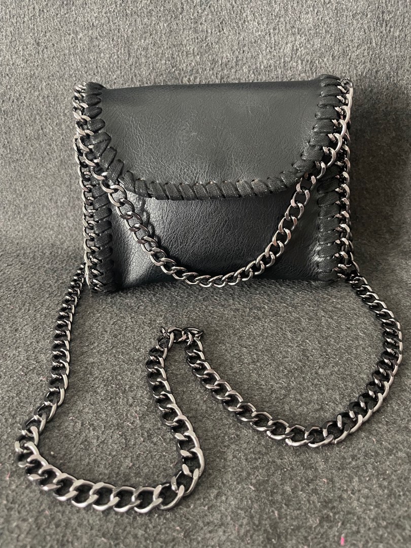 Black Small Chain Bag inspired by Stella, Women's Fashion, Bags ...