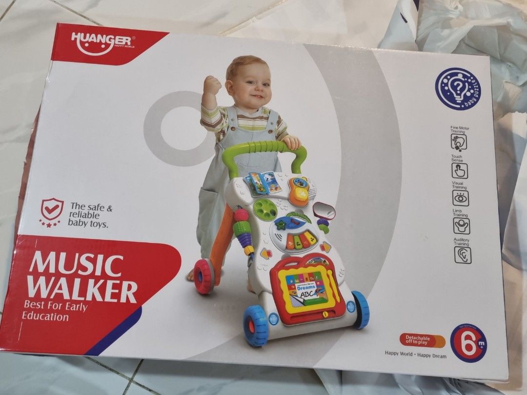 BNIB Sealed Huanger Baby Music Walker Babies Kids Babies Kids Fashion on Carousell