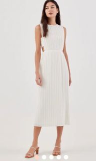 BNWT love Bonito LB Jiselle Pleated Cut Out Dress