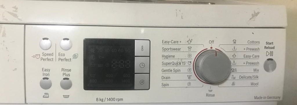 Poignée De Remplacement Pour Lave-linge Bosch Logixx 8 - Modèles WAS32782SN Etc. - Argentée