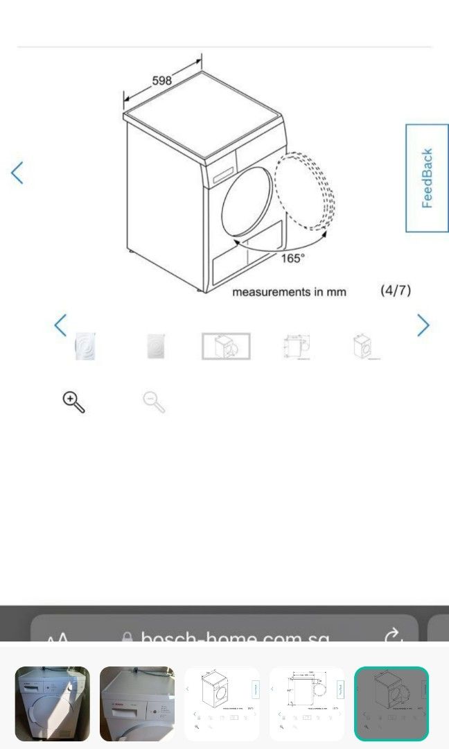 Bosch washing machine series 8, TV & Home Appliances, Washing Machines and Dryers on Carousell