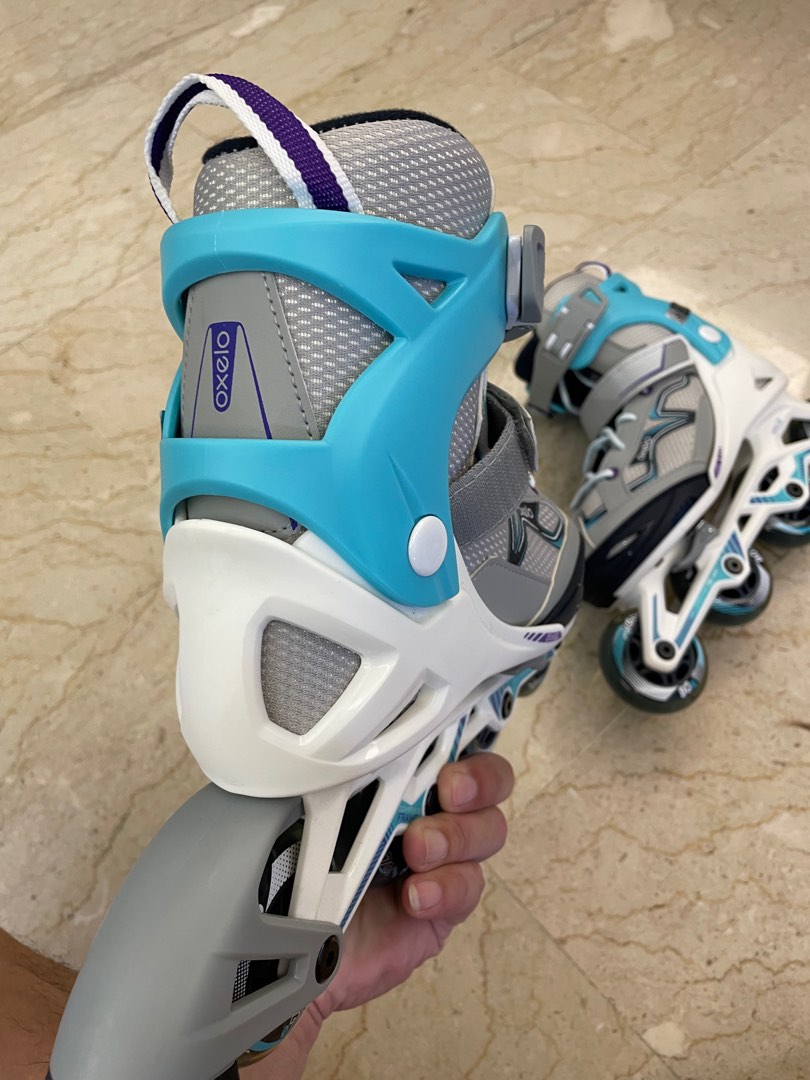 Brand New kids Blue rollerblade + protection guards, Sports Equipment