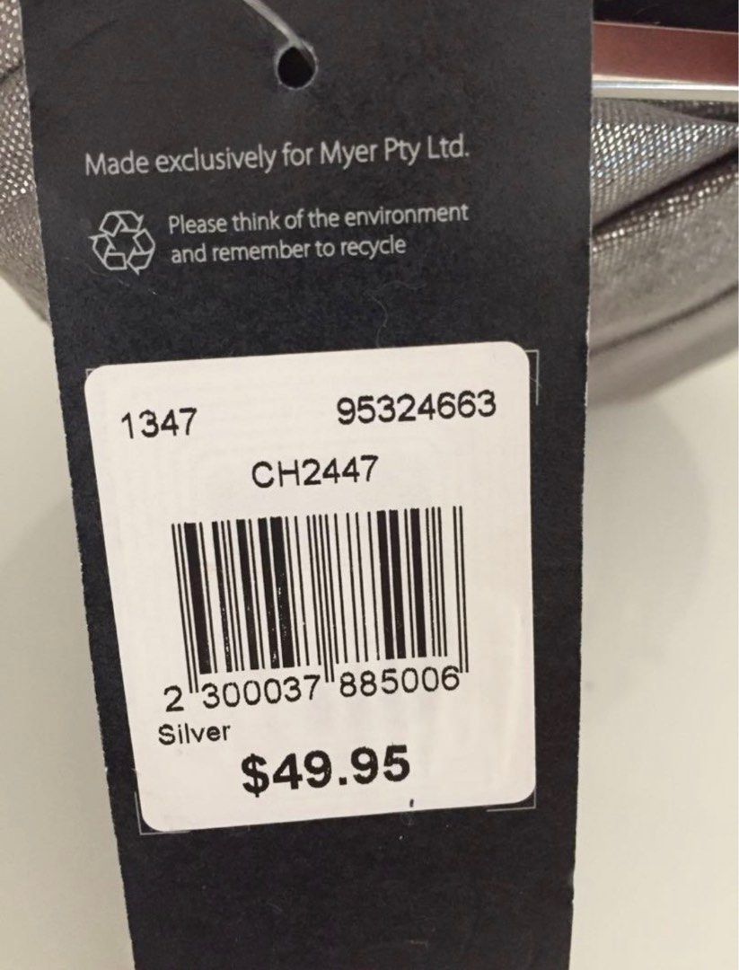 Myer silver clutch outlet