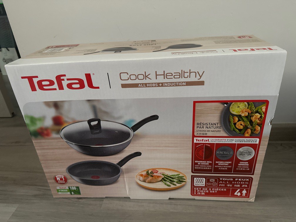 Brand NEW Tefal 3 in 1 cookware, Furniture & Home Living, Kitchenware