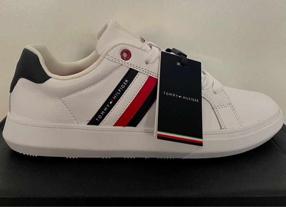 tommy hilfiger striped sneakers