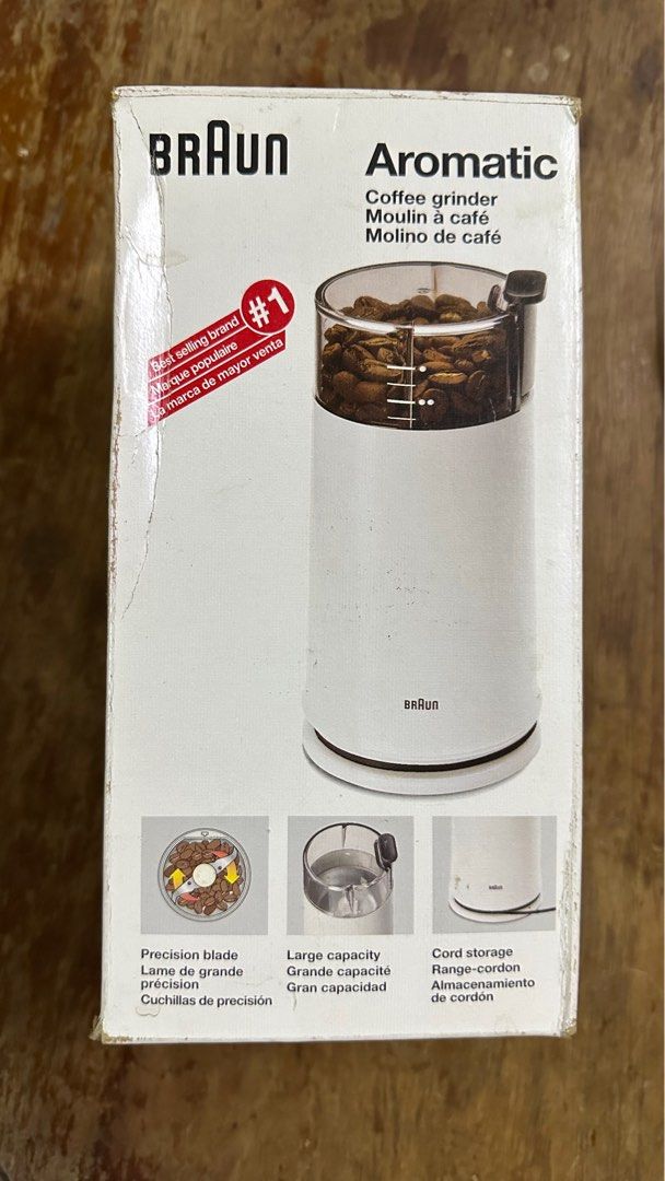 Braun Aromatic Coffee Grinder, TV & Home Appliances, Kitchen Appliances