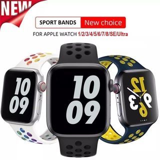 Breathable Silicone Replacement Sport Straps Bands For Apple Watch
