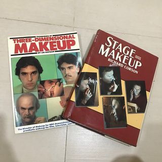 Bundle Vintage Theatre Makeup Books (Techniques of Three Dimensional Makeups & Stage Makeup)