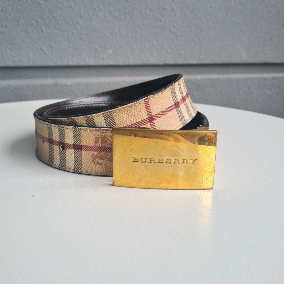 Burberry belt hot sale