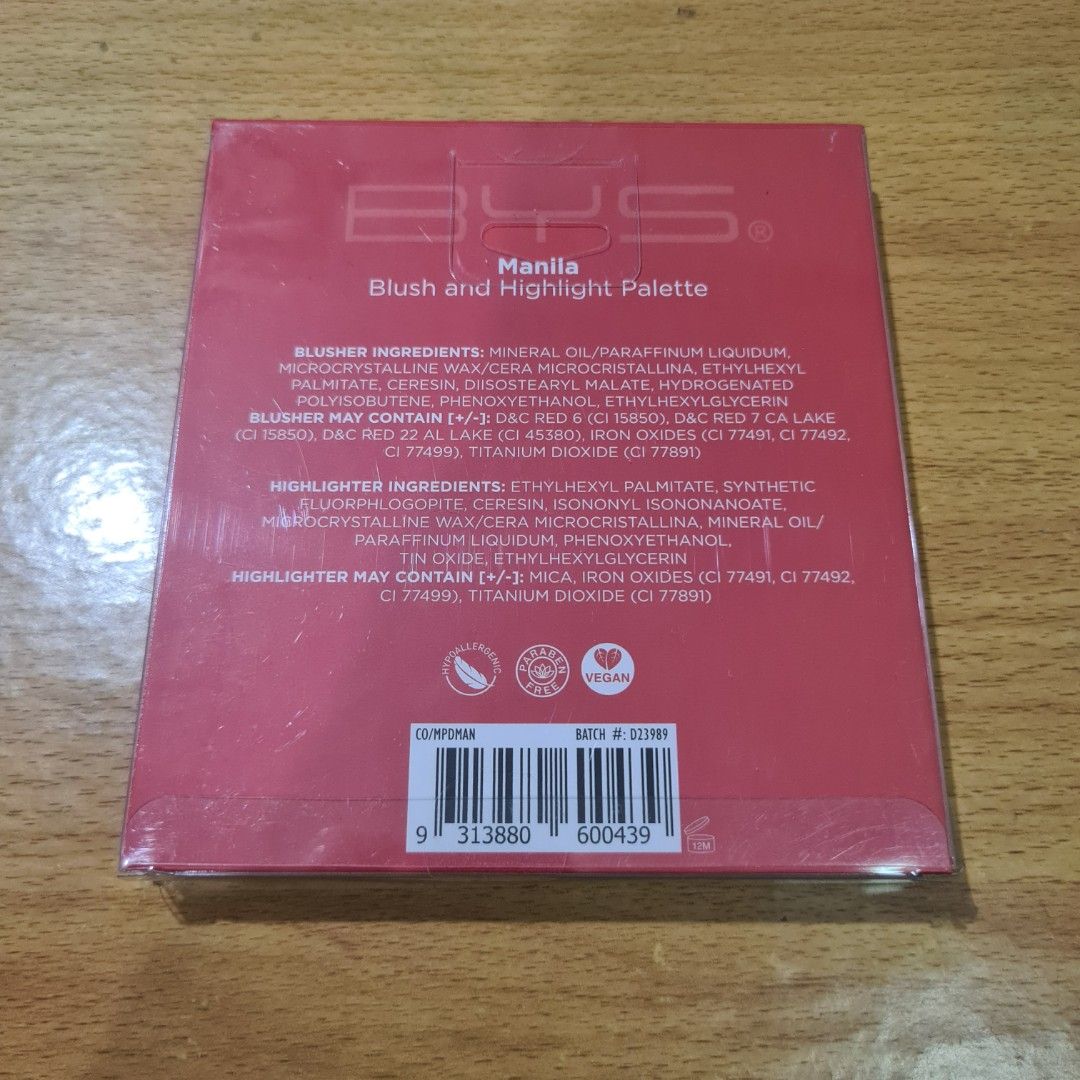 BYS Blush and Highlight Palette Manila, Beauty & Personal Care, Face