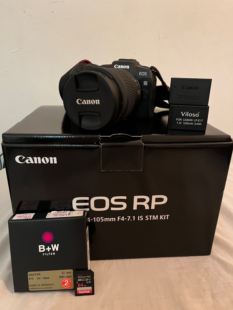 Canon EOS R100 Mirrorless Camera Body with 18-45mm Lens