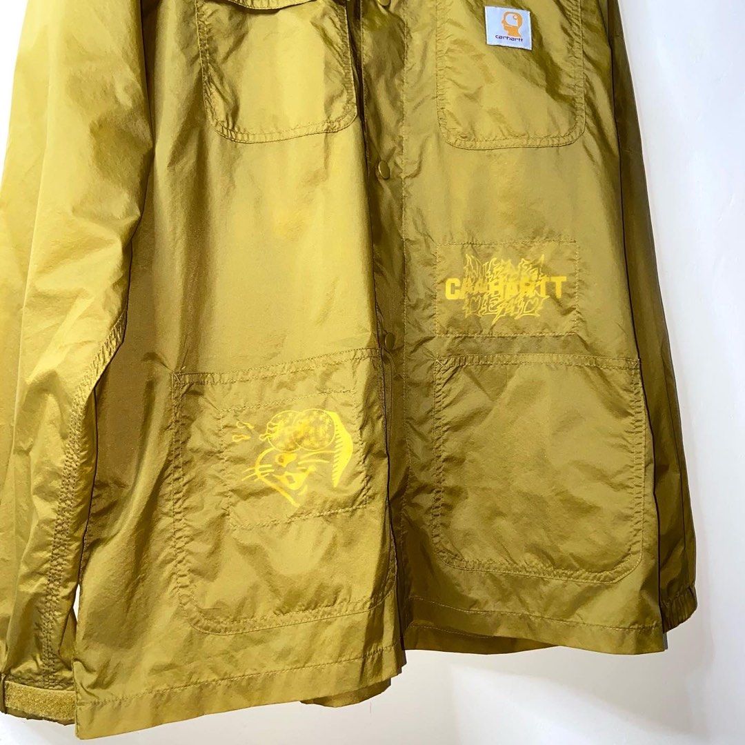 Brain dead x carhartt chore coat top