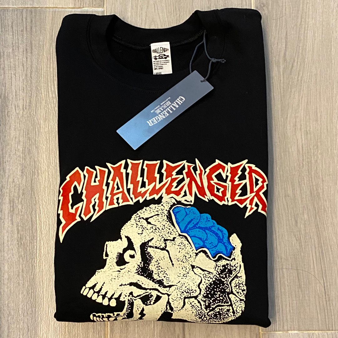 全新未着Challenger (長瀬智也着用同款圖案品牌)zombie skull sweat