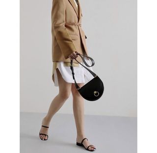 Charles & Keith Ivory Nude Sling Bag