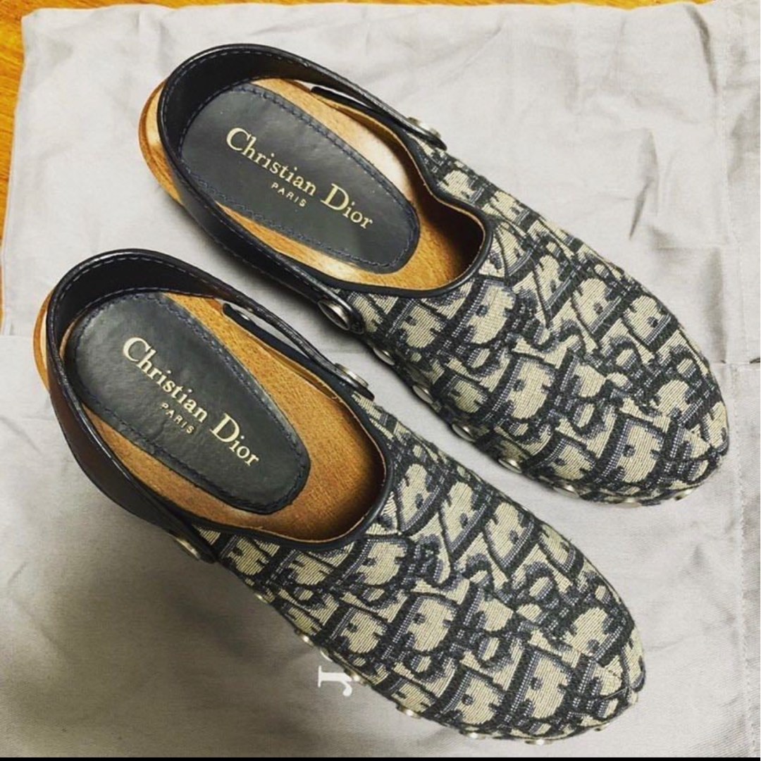 Christian Dior Oblique Clogs, Women's Fashion, Footwear, Flats ...