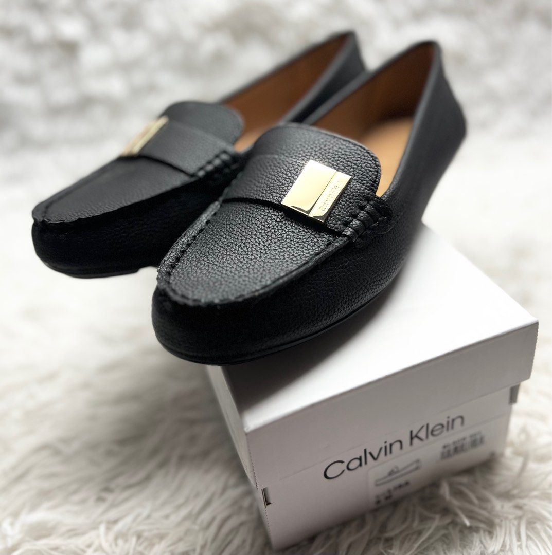 CK Calvin Klein Women's Black Loafers Shoes Size 7 US Lisa 🖤, Women's  Fashion, Footwear, Flats & Sandals on Carousell