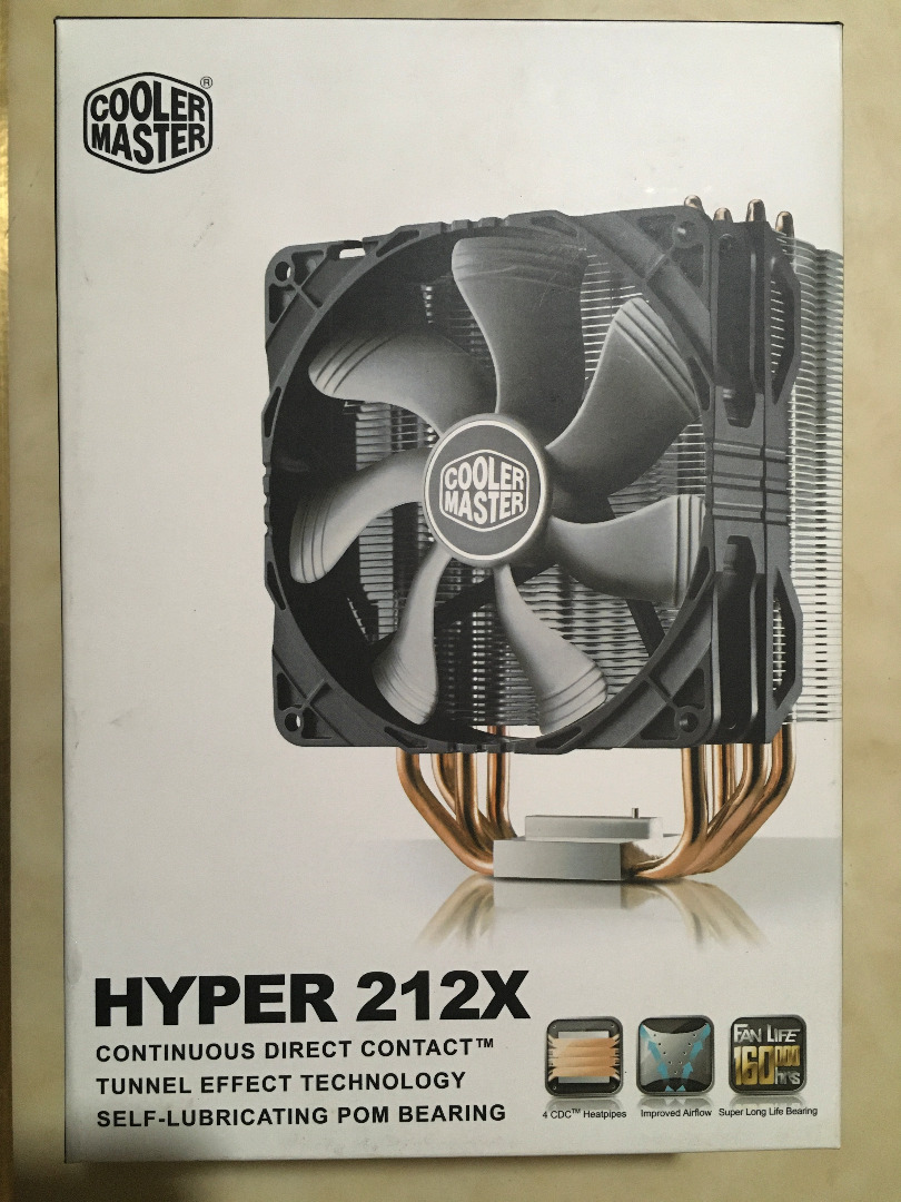 Cooler Master Hyper 212X CPU Cooler, Computers & Tech, Parts