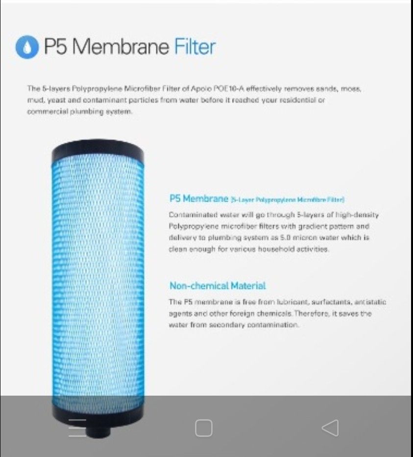 Coway apolo discount outdoor filter