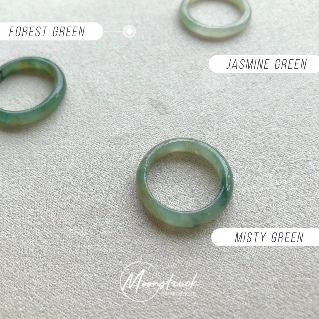 Dainty sale jade ring