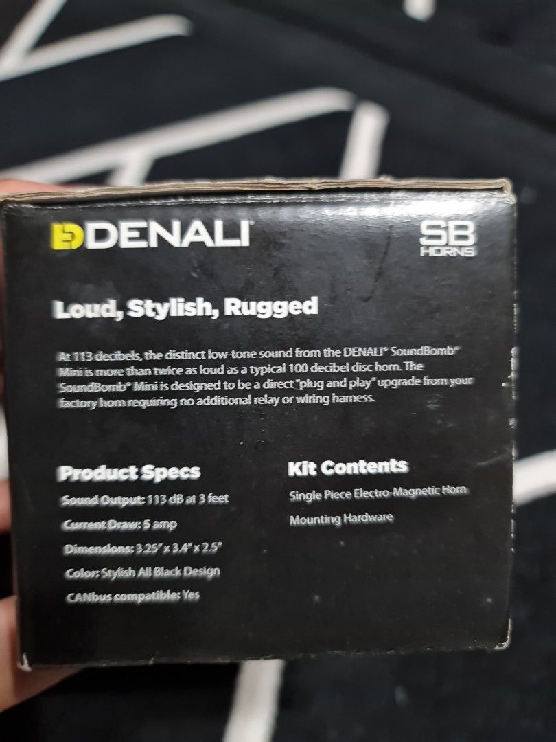Denali soundbomb mini, Motorcycles, Motorcycle Accessories on Carousell