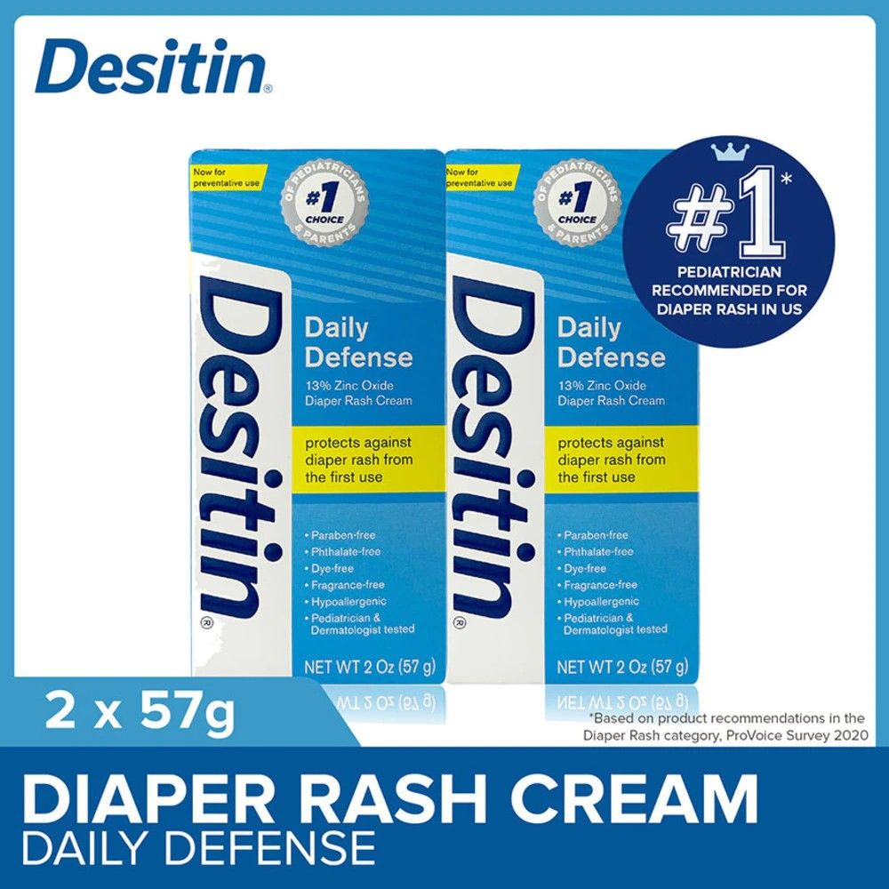 DESITIN Daily Defense Diaper Rash Protection Cream Instantly Soothe