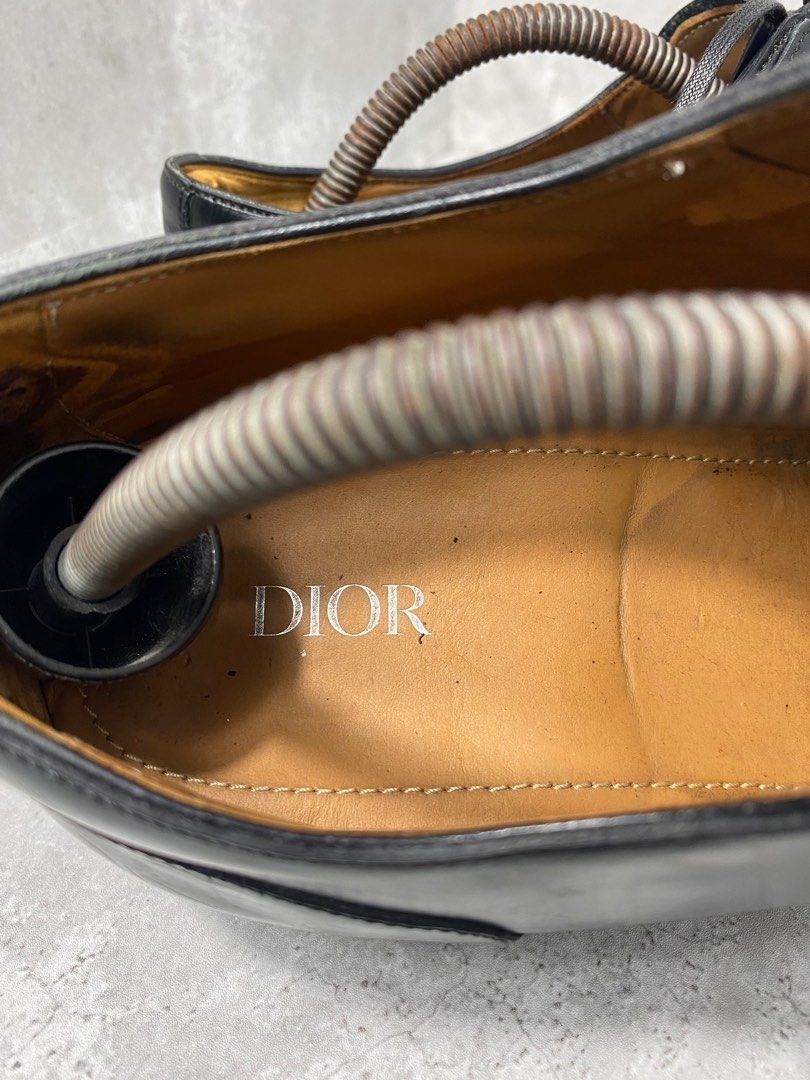 Dior Timeless Derby Shoe Black Polished Calfskin
