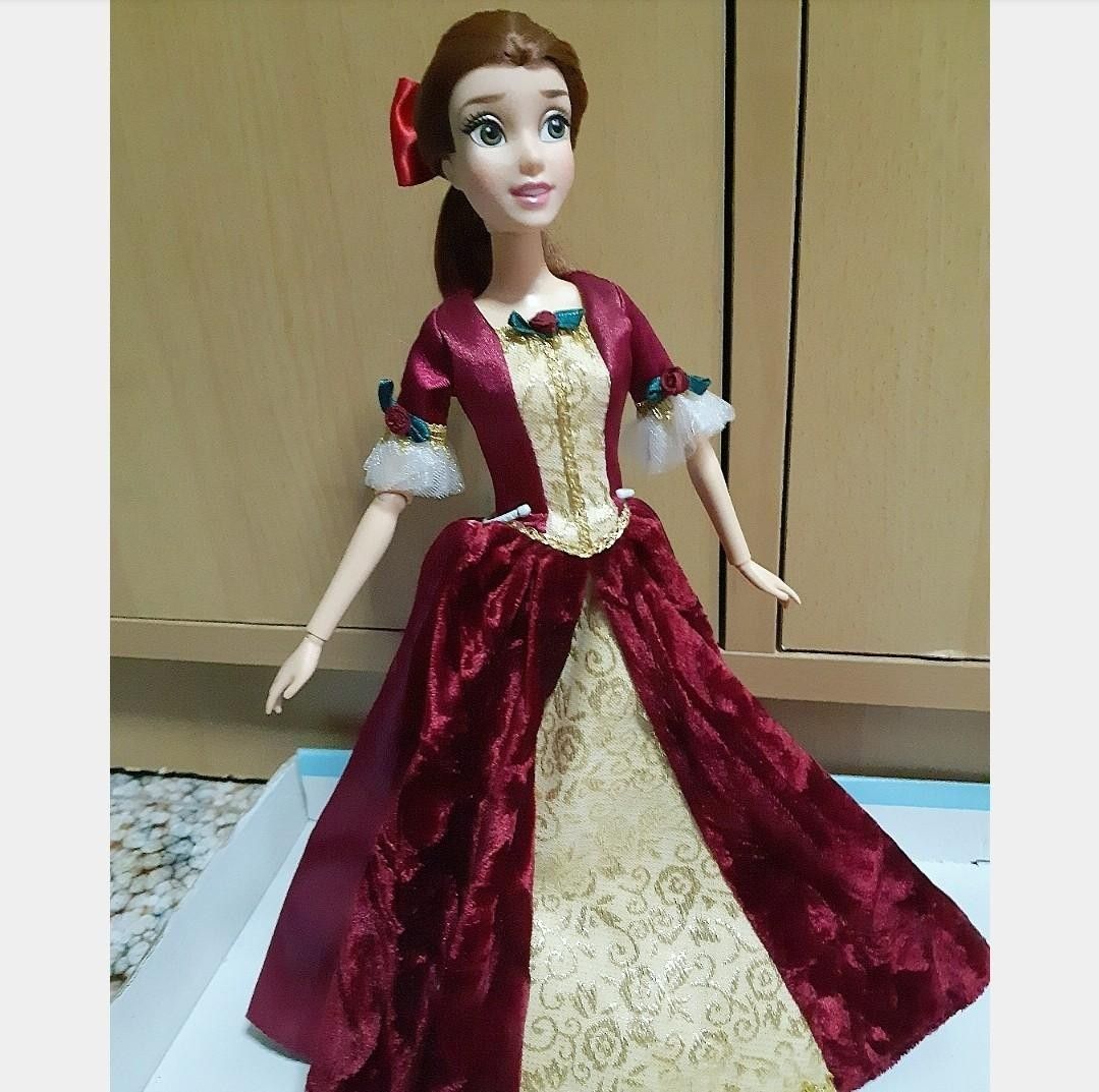 Beauty and the beast enchanted christmas barbie cheap