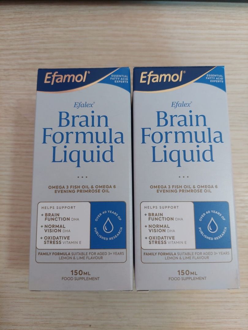 Efamol Efalex Brain liquid Formula / Capsules, Health & Nutrition ...