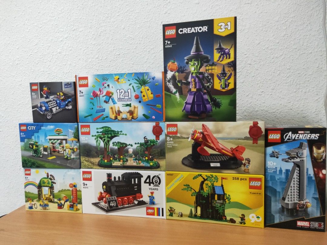 Brand New Lego 40334, 40370, 40371, 40408, 40409, 40411, 40450, 40488,  40527, 40529, 40530, 40562, 40567, 40578