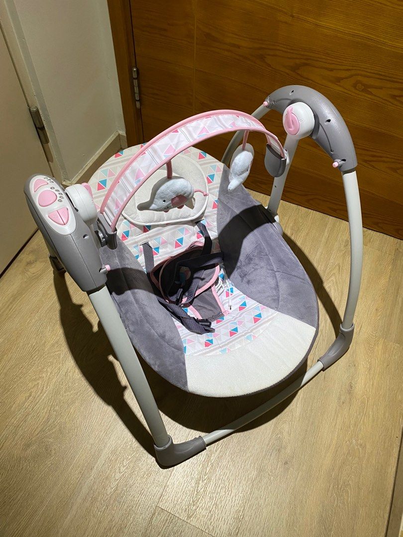 Electric baby online swing bed