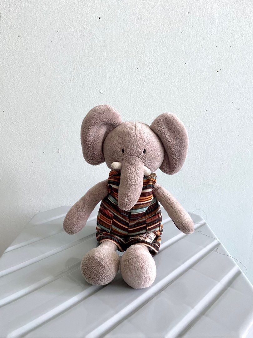 large elephant cuddly toy