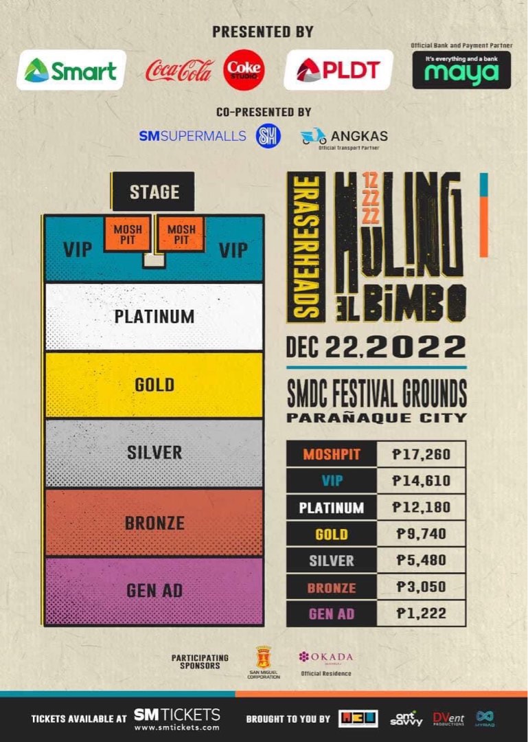 ERASERHEADS 2022 CONCERT, Tickets & Vouchers, Event Tickets on Carousell