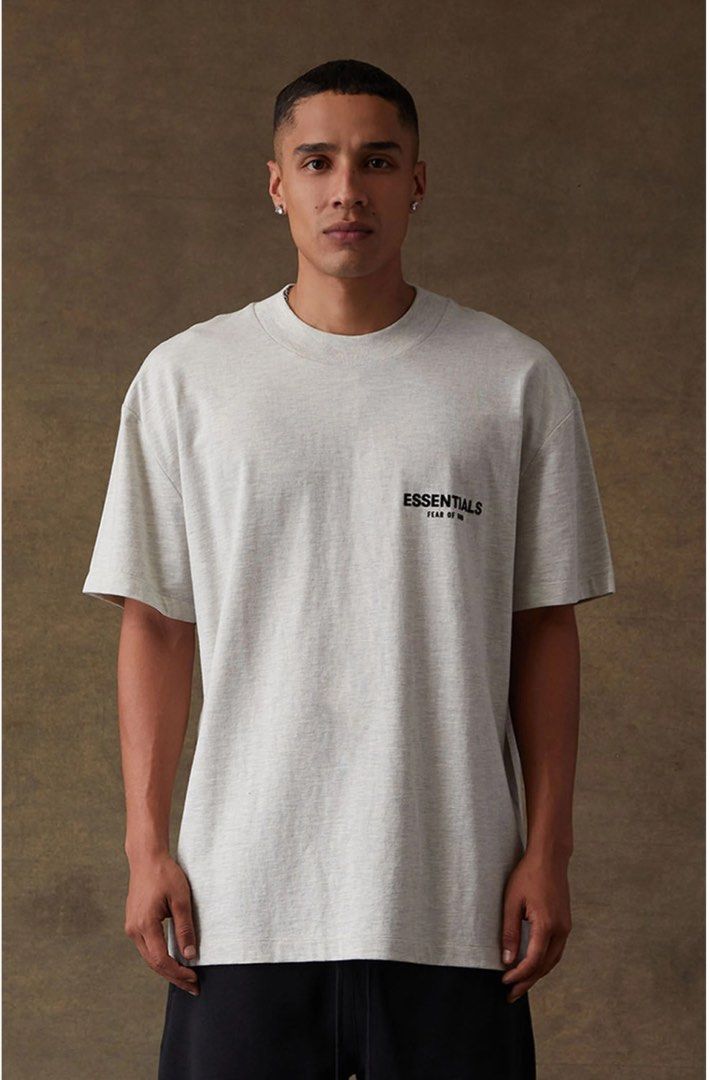 Essntials Tシャツ LIGHT OATMEAL M 2022 SSTシャツ/カットソー(半袖/袖なし)