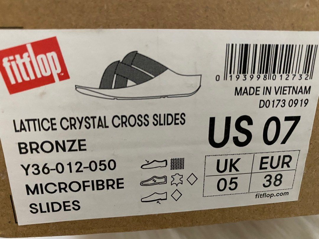 Fitflop lattice crystal cross Women s Fashion Footwear Flats on